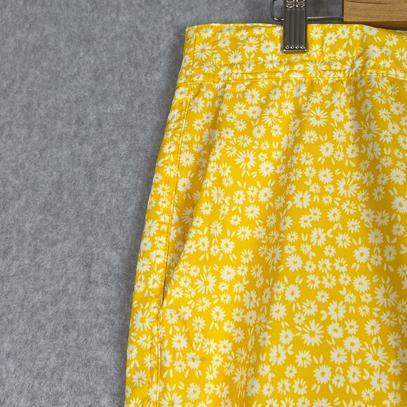 RipSkirt Hawaii Ditsy Daisy Yellow Length 3 Wrap Skirt Size XL - Picture 3 of 7